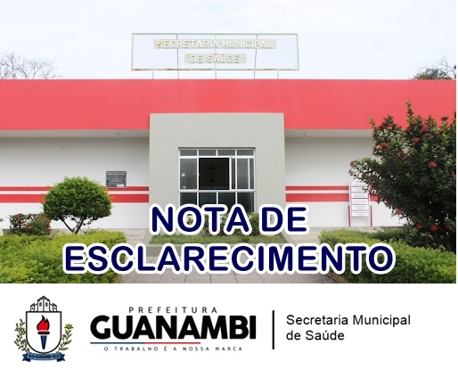 Nota de Esclarecimento da Secretaria Municipal de Saúde