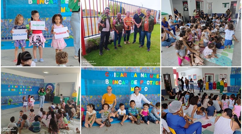 Secretaria de Meio Ambiente promove Dia D da Coleta Seletiva na Creche Lucidalva Prates