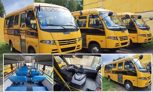 8 novos ônibus escolares da Rede Municipal de Educação chegam em Guanambi; 15 foram adquiridos recentemente