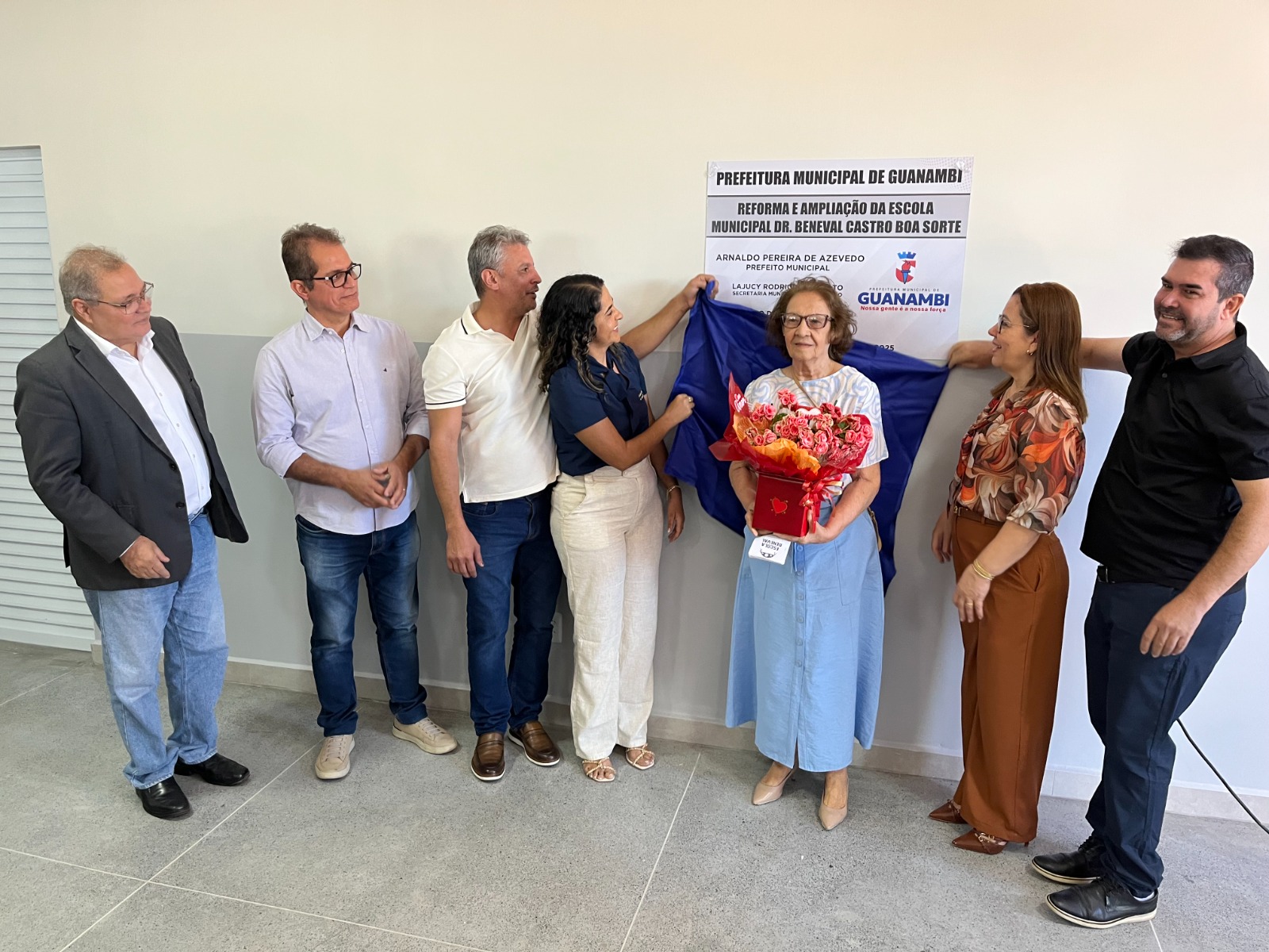 Prefeitura de Guanambi inaugura obras de reforma, ampliação e modernização da Escola Mun. Dr. Beneval Bo Sorte