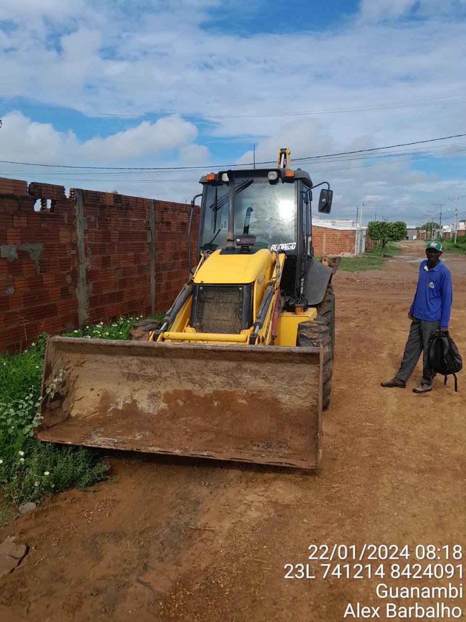 Equipes da Seinfra e SMTrans de Guanambi iniciam a semana com ações de manutenção devido os estragos causados pelas chuvas