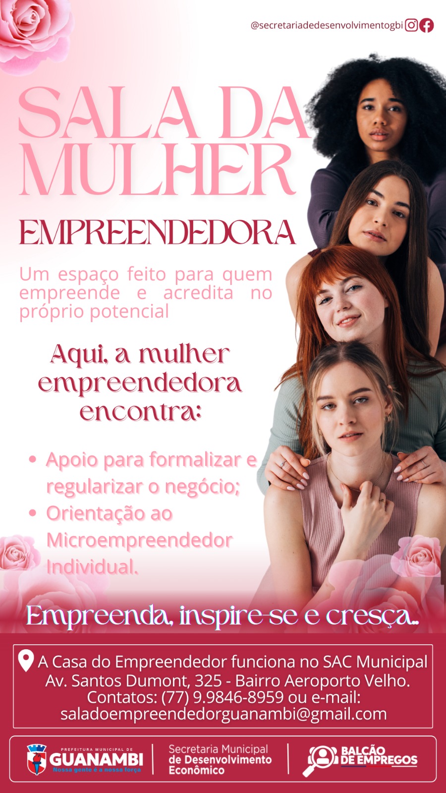 SALA DA MULHER EMPREENDEDORA SEGUE EM FUNCIONAMENTO NO SAC MUNICIPAL DE GUANAMBI
