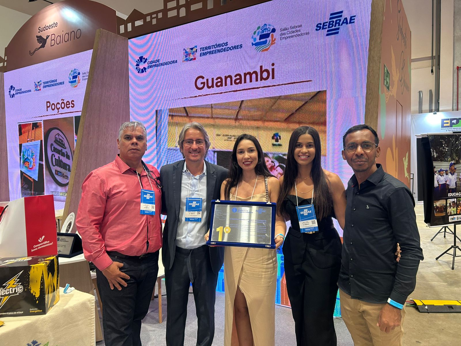 GUANAMBI É VENCEDORA ESTADUAL DO PRÊMIO SEBRAE PREFEITURA EMPREENDEDORA