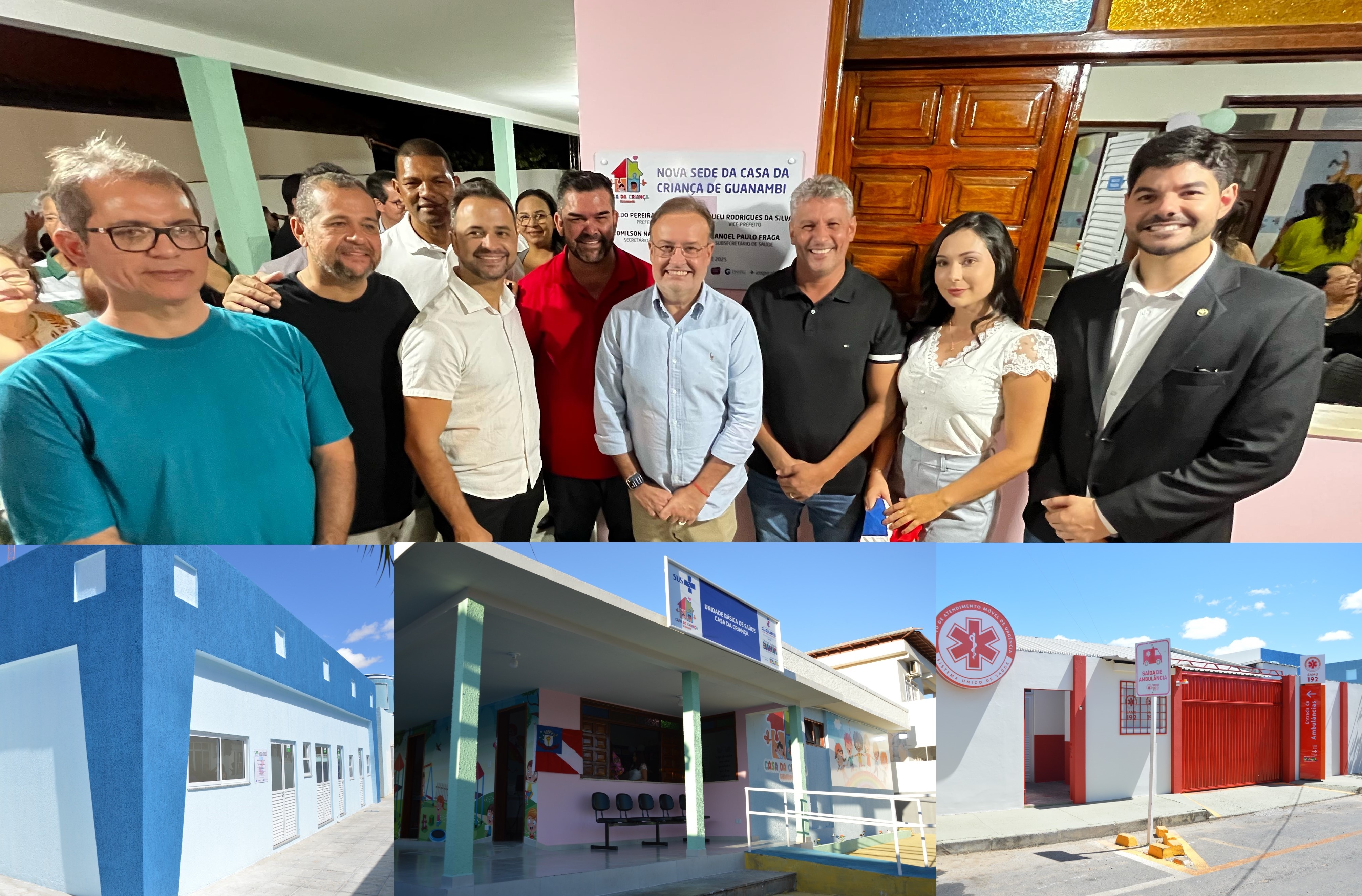 Em parceria com a Ânima/UniFG, PMG entrega nova sede da Casa da Criança e ampliação da UPA e Samu 192