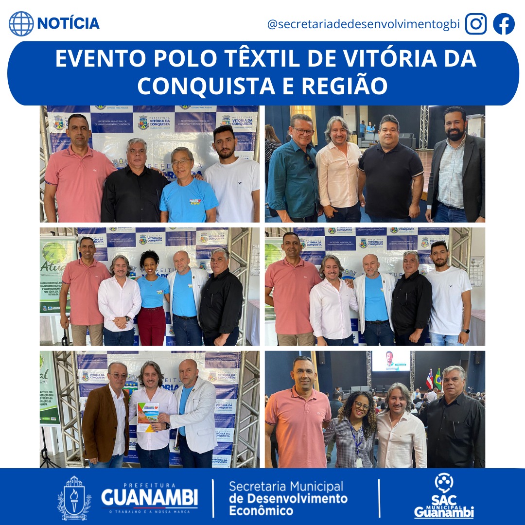 Evento polo têxtil de Vitória da Conquista e região