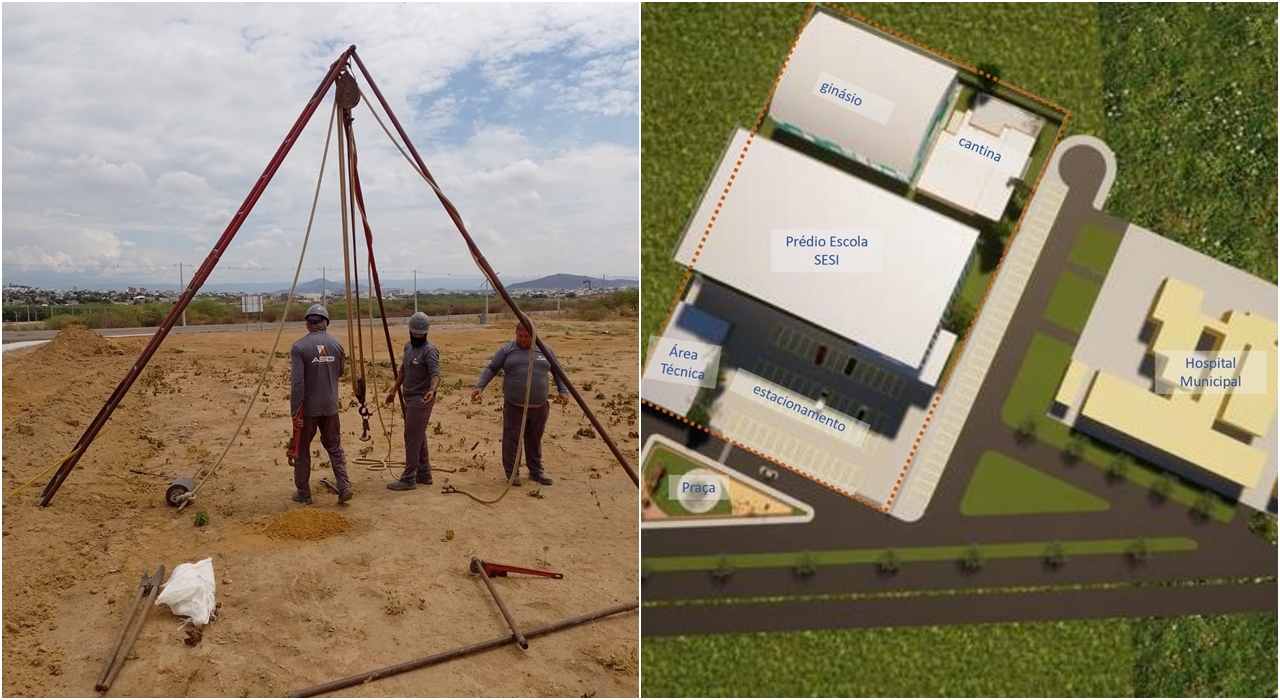 Com investimento de R$ 40 milhões, SESI inicia sondagem de solo para construção de unidade educacional em Guanambi