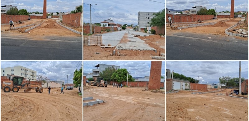 OBRAS Bairro Betel com obras de urbanização avançadas