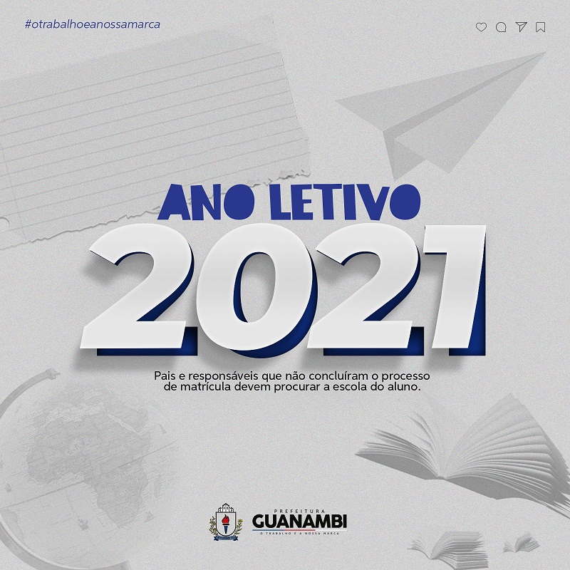 Ano letivo 2021 da rede municipal de Guanambi inicia nesta segunda-feira (28) de forma remota