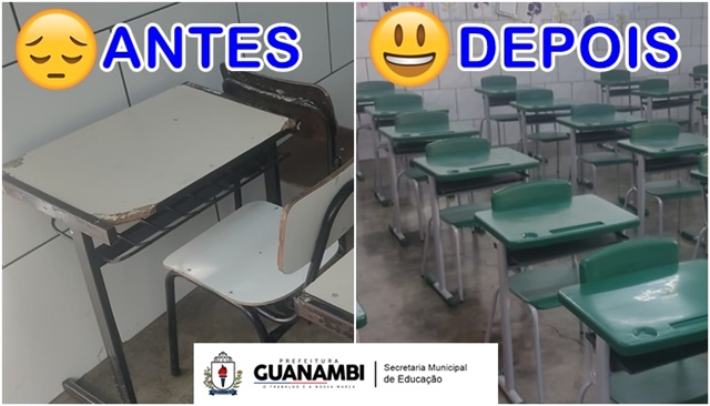 Secretaria de Educação de Guanambi investe em novos mobiliários para as unidades de ensino