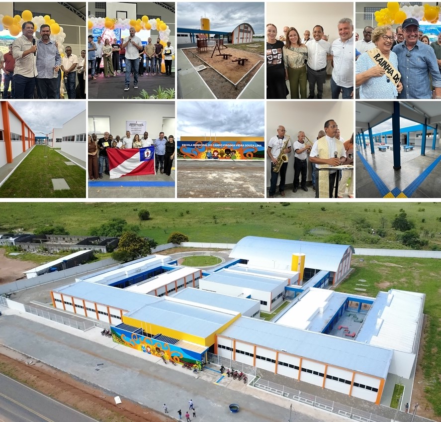 Com investimento de R$ 8,6 milhões, Prefeitura de Guanambi inaugura a mais moderna escola de tempo integral do interior baiano no Suruá