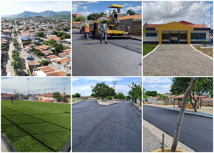 OBRAS - Prefeitura de Guanambi realiza forte investimento no Bairro Alto Caiçara, com obras nas áreas de educação, infraestrutura, esportes e social