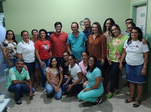 Secretário de Saúde Dr. Luia e Vereadora Miria Paes visitam local onde será o PSF Porte 2 de Morrinhos; Emenda Parlamentar de Felipe Duarte custeará obras