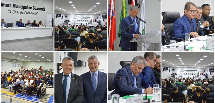 Prefeito de Guanambi participa da abertura dos trabalhos da Câmara de Vereadores