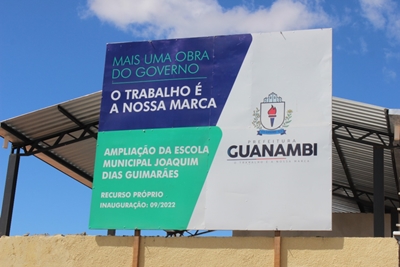 Reforma a ampliação das escolas Joaquim Dias Guimarães e João Paulo II seguem a todo vapor