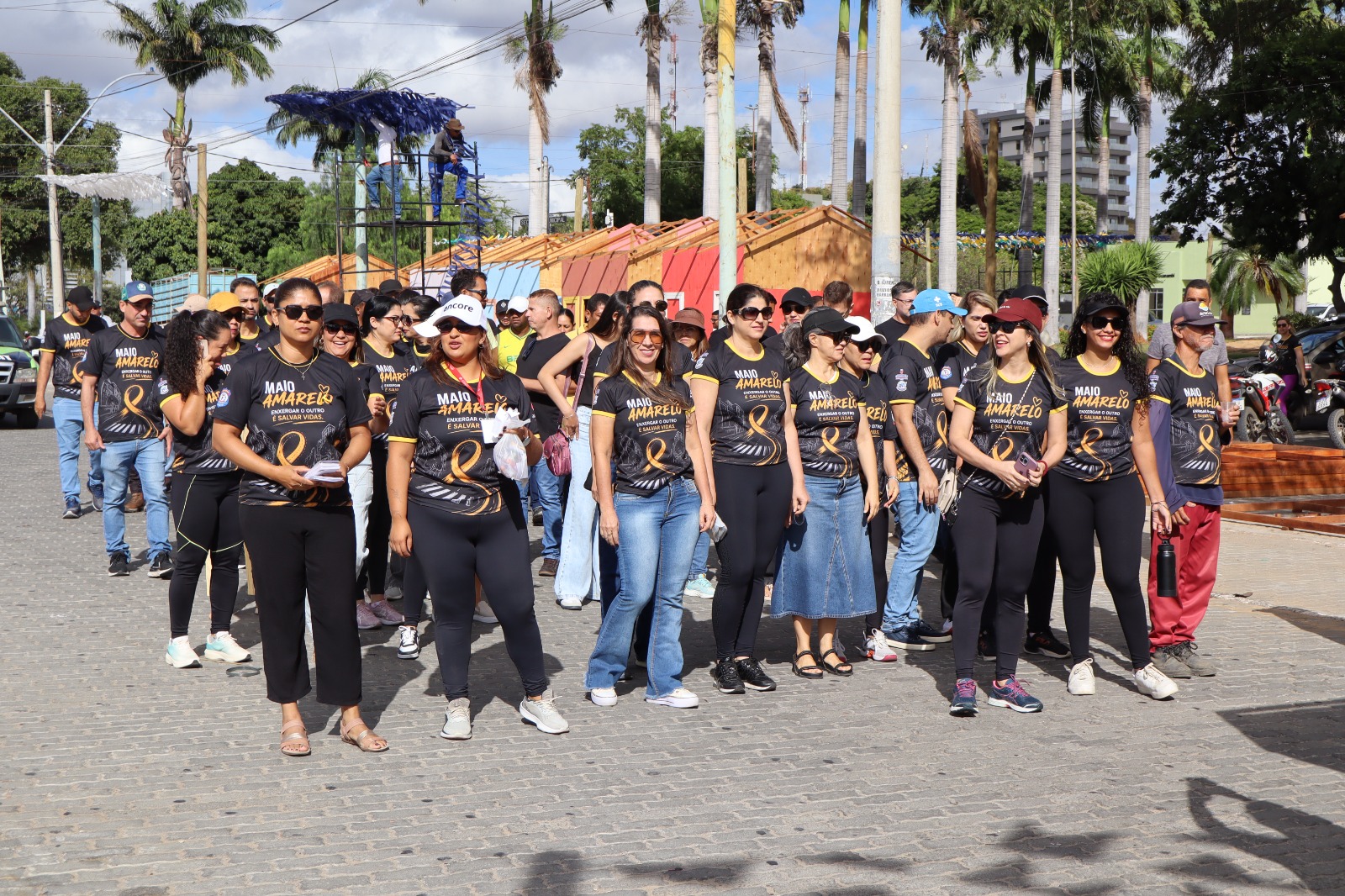 Caminhada do Maio Amarelo reforça conscientização por um trânsito mais humano e seguro em Guanambi