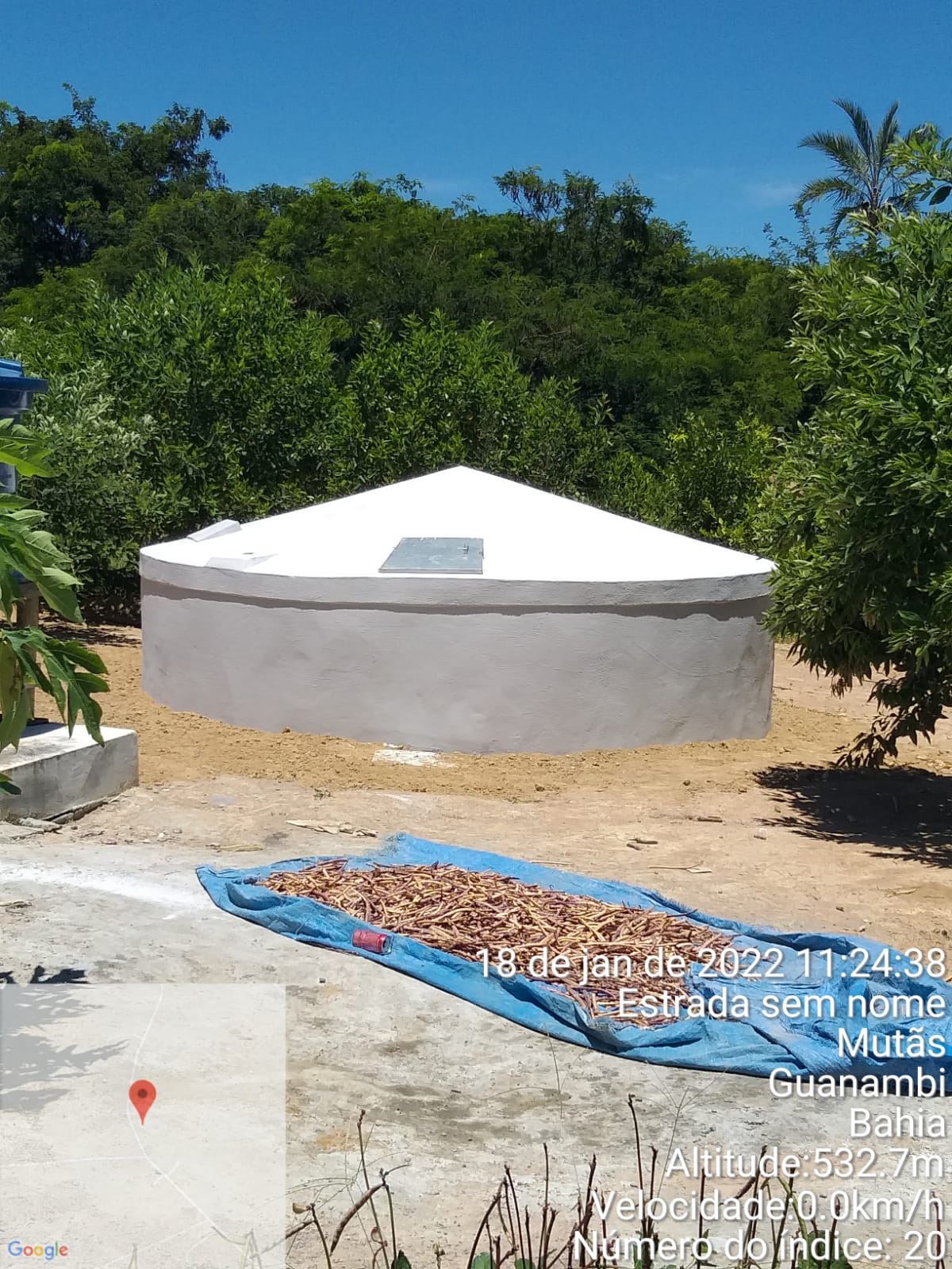 Secretarias de Agricultura e de infraestrutura de Guanambi finalizam construção de 100 caixas de 16 mil litros na zona rural