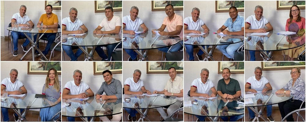 Prefeito de Guanambi se reúne e atende demandas de vereadores
