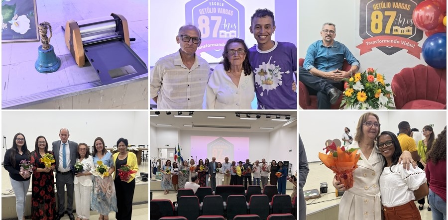 Escola Getúlio Vargas celebra 87 anos, com apresentações culturais e homenagens a ex-alunos e anuncia lançamento de documentário