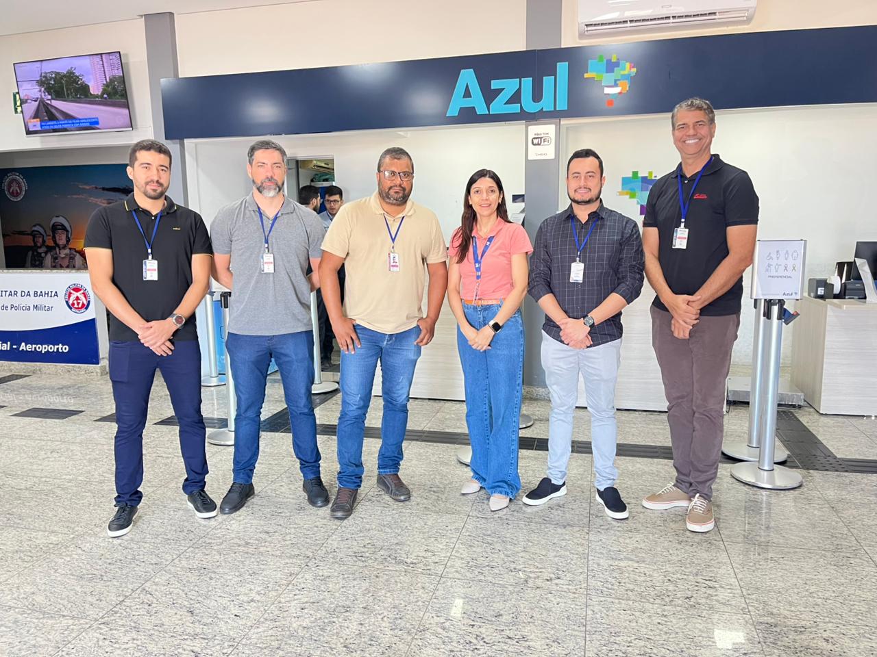 Representantes da Prefeitura de Teixeira de Freitas realizam visita técnica ao Aeroporto de Guanambi