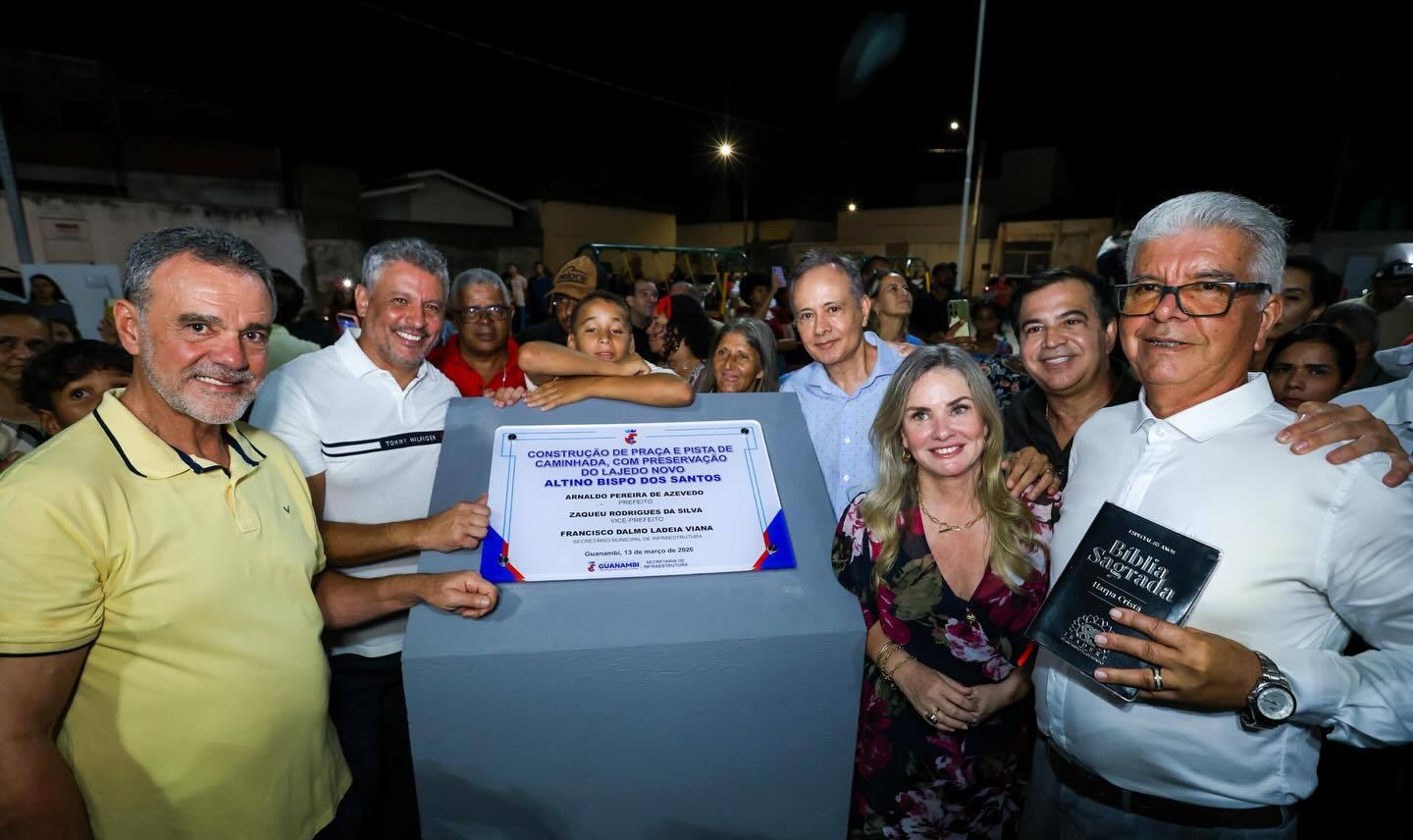 Prefeitura de Guanambi inaugura urbanização de praça e área de lazer com preservação do Lajedo Novo