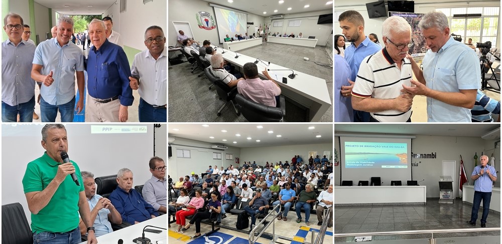 Prefeito de Guanambi, vereadores e secretários participam de Audiência Pública sobre o Projeto de Irrigação do Vale do Iuiu