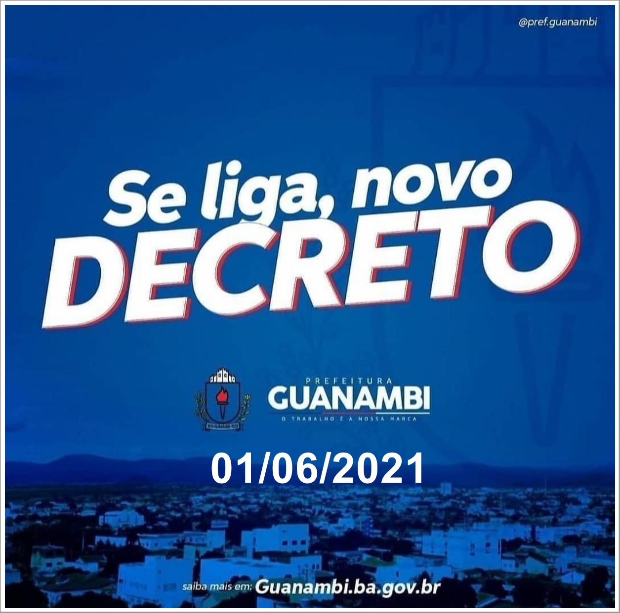 Prefeitura de Guanambi publica novo decreto e antecipa restrições para bares e restaurantes para esta quarta-feira (2); veja o que mudou