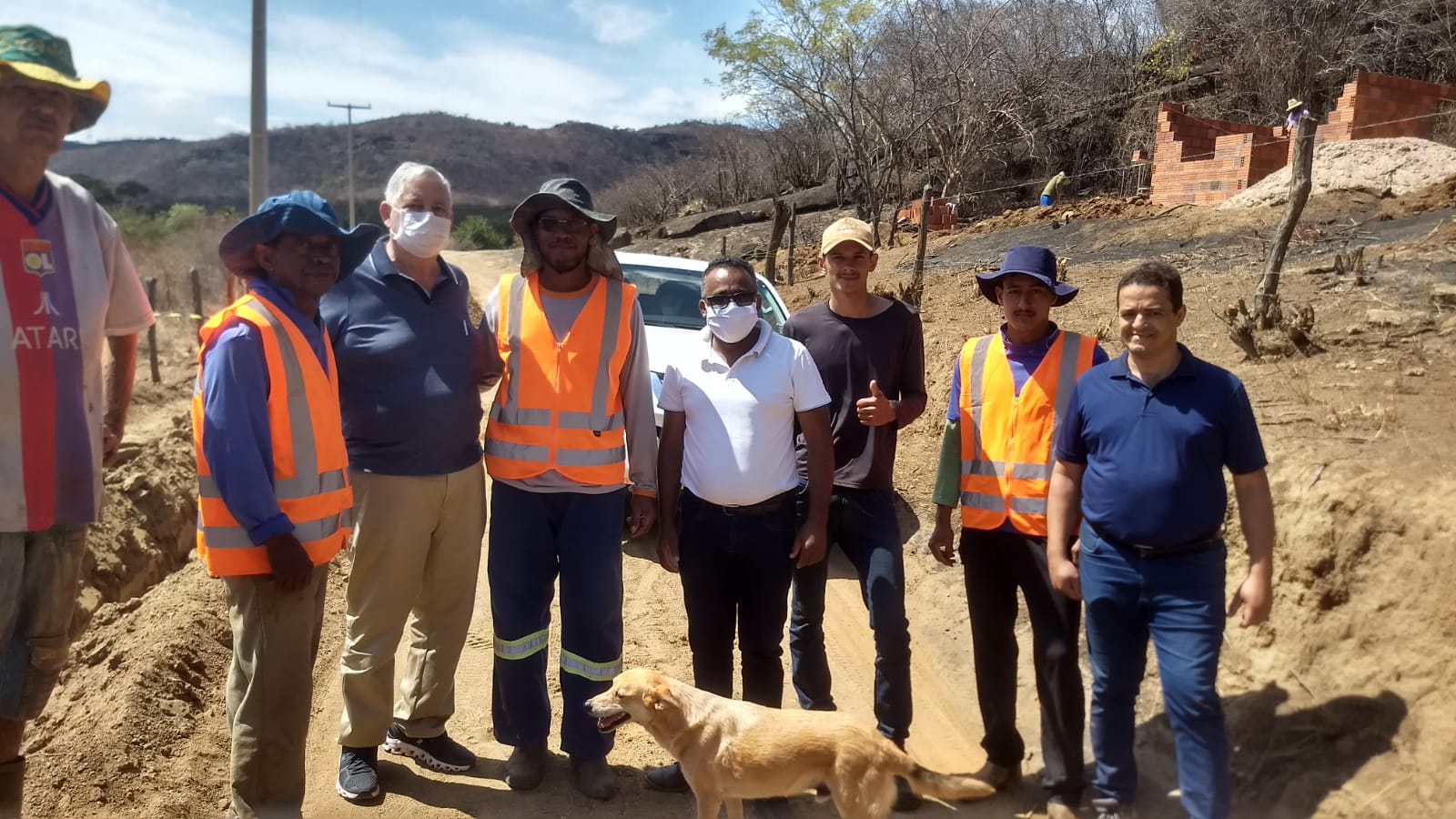 Prefeito Nilo Coelho visita obras da Adutora do Baú em Ceraíma, que beneficiará mais de uma centena de famílias