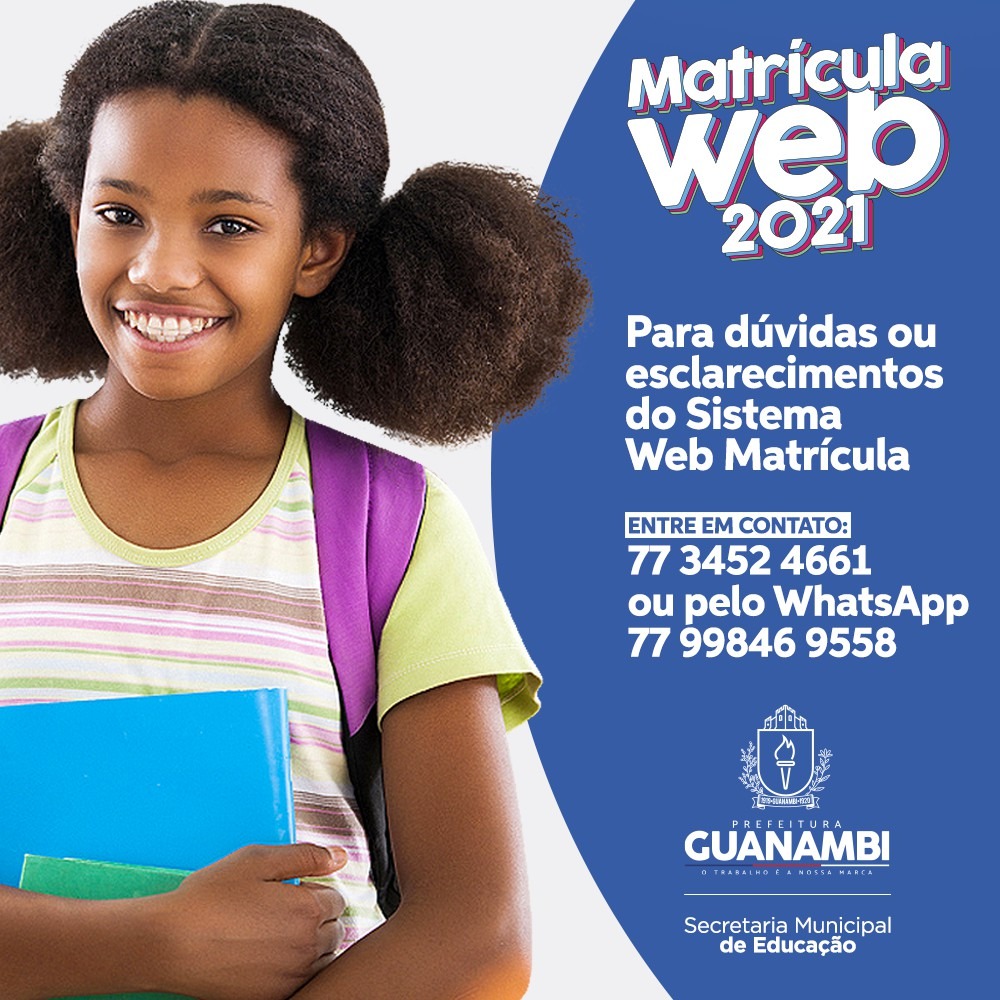 Secretaria de Educação Guanambi reabre período de matrícula web