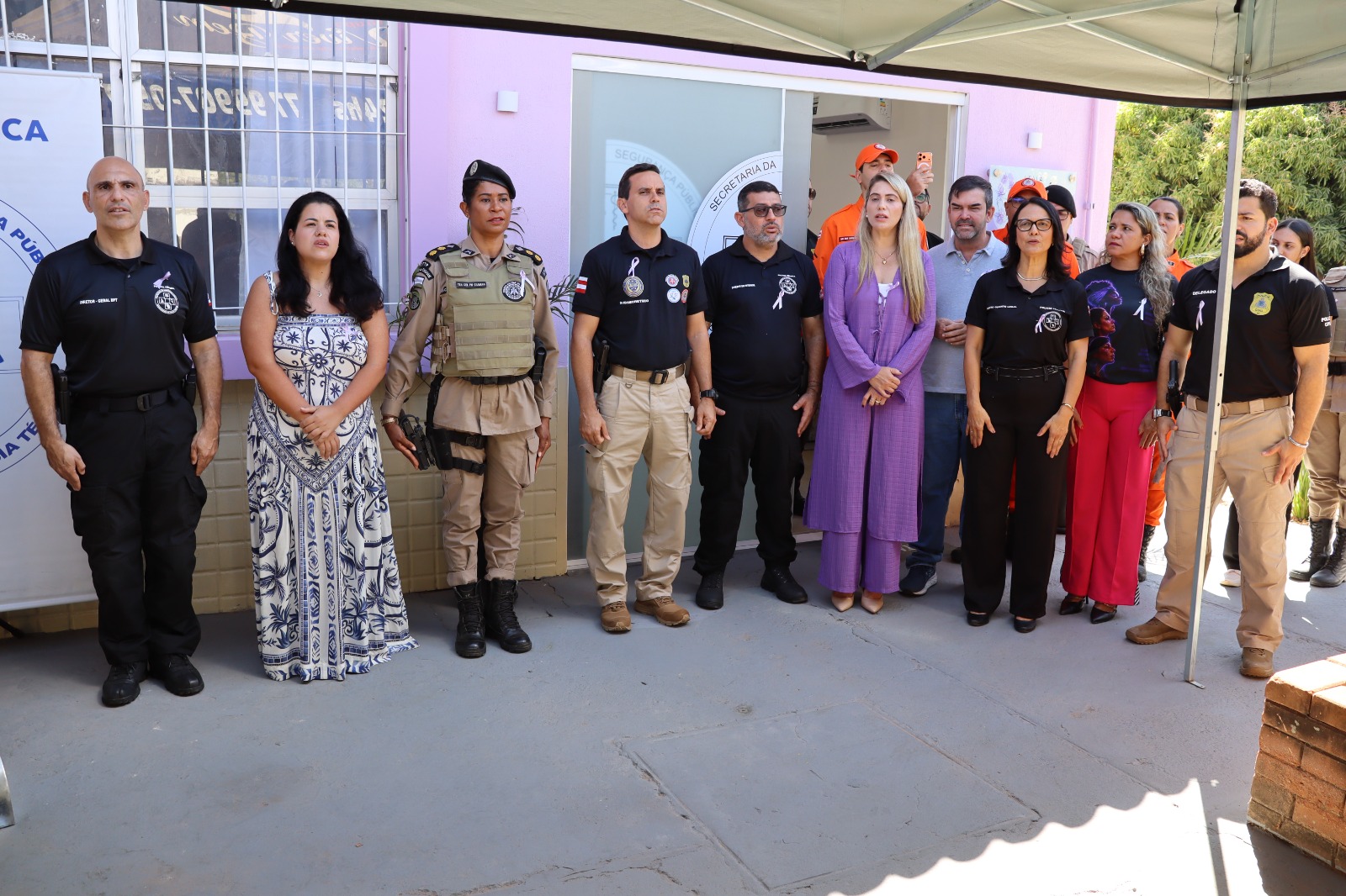 Representantes da PMG marcam presença na inauguração da Sala Lilás do DPT e reforçam parceria da rede de proteção às mulheres